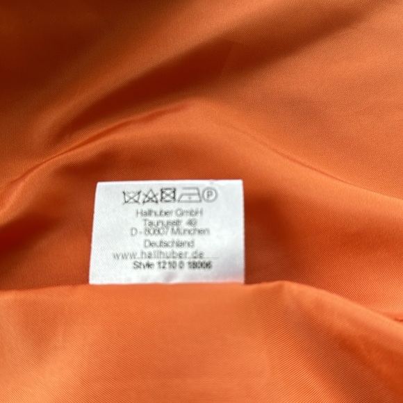 HALLHUBER Burnt Orange mid-length trench * Euro size 34 US XS - Picture 9 of 9